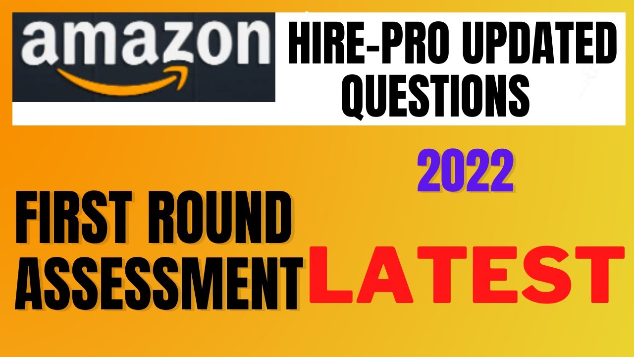 Amazon Hirepro assessment | Updated latest questions for MBO process | Test recording | WFH