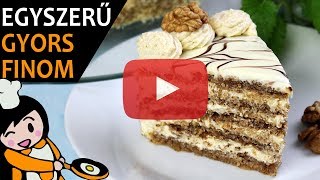 Eszterházy torta - Recept Videók