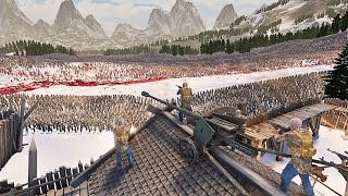 INSURGENTS & AT GUN IN VIKINGS VILLAGE vs 4,000,000 WALKING DEAD - Ultimate Epic Battle Simulator 2