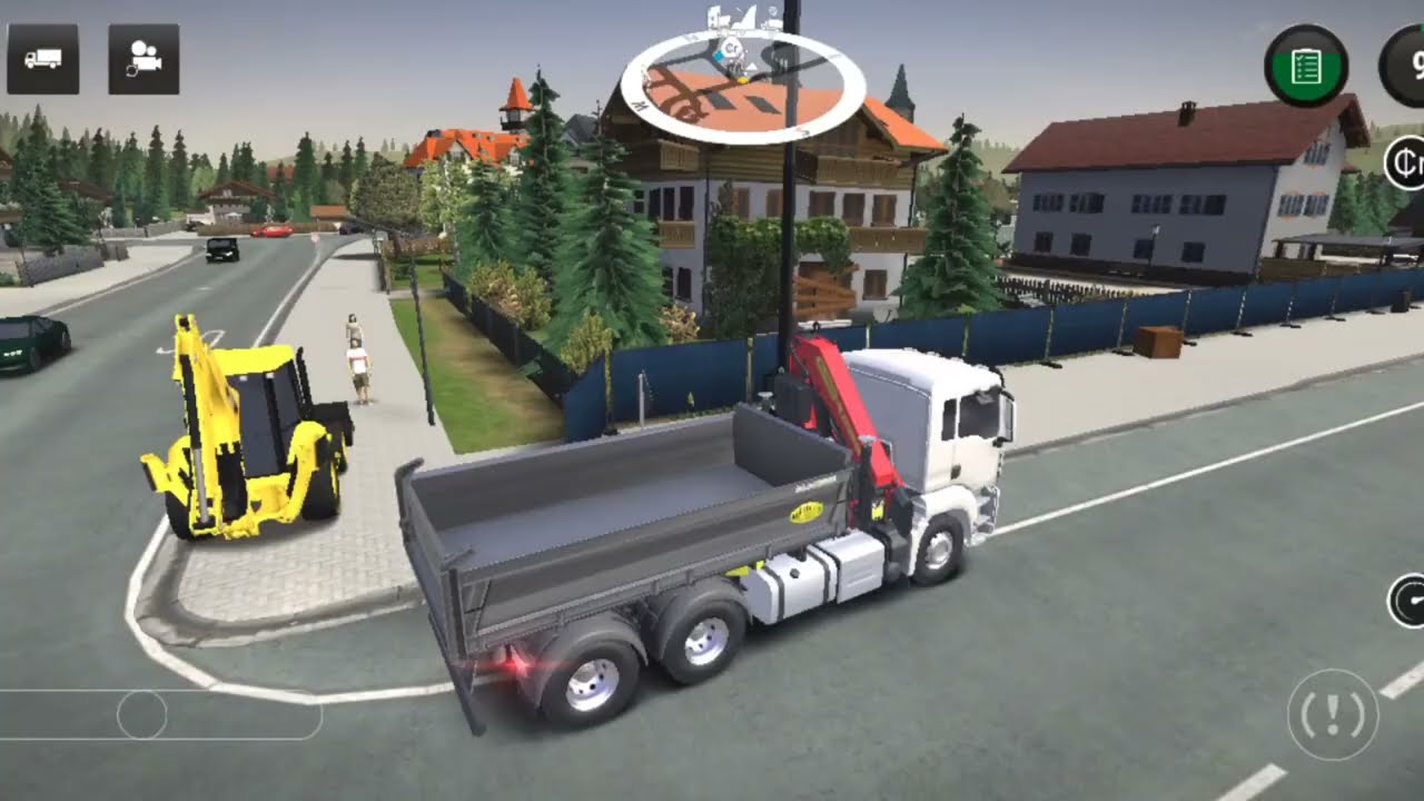 Construction Simulator 3 task ROAD CONSTRUCTION: REPAIR A COLLAPSED ROAD