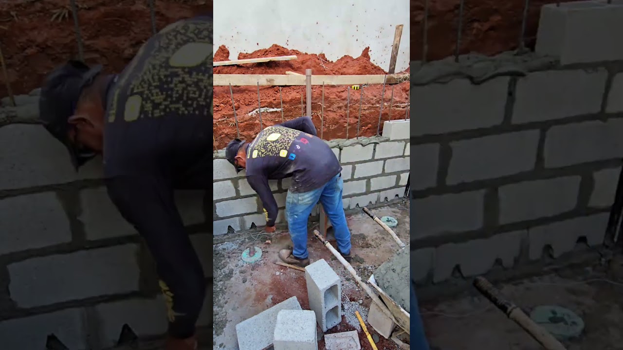 Construindo a piscina completa #pedreiro #obra #construção #construcaocivil #piscina