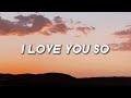 The Walters - I Love You So (lyrics)