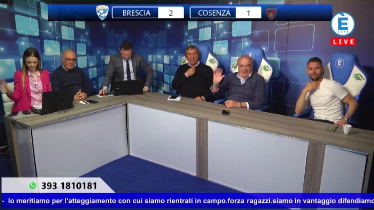 O Cosenza marcou no último minuto e mandou o Brescia para a Serie