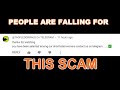 The latest scam on Youtube seems to be working