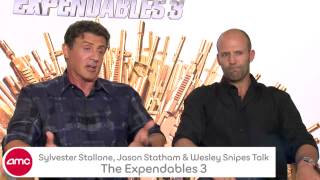 Sylvester Stallone, Jason Statham & Wesley Snipes Talk The Expendables 3 With Amc