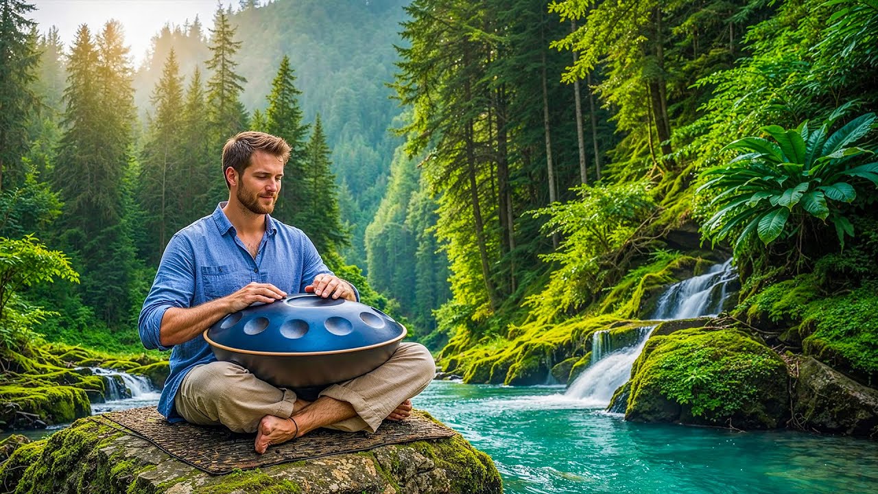 Расслабляющий ханг-барабан 4K — невероятная сила восстановления энергии тела: целебная музыка