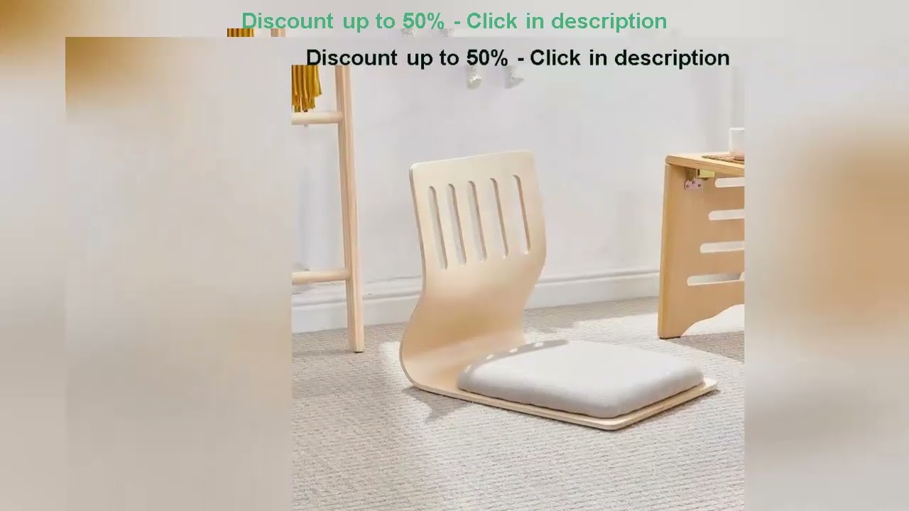 Japanese Chair Design Home Living Room Furniture Kotatsu Table Chair Tatami Zaisu LegLess Floor C