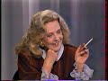 Capture de la vidéo Jeanne Moreau   1988 12   Interview @ Nulle Part Ailleurs