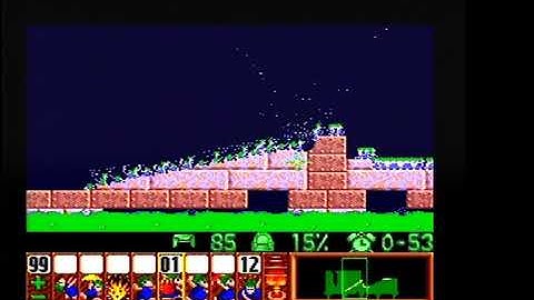 Lemmings SNES SUNSOFT SPECIAL 2 pause free solution