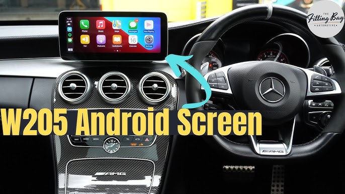 Mercedes W205 Android Screen Upgrade 10.25 Touch Screen - DVDGPSNav