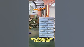 DePalletizing Problems?The Solution Here😎 #depalletizing #palletizer #automation #robotics #robot