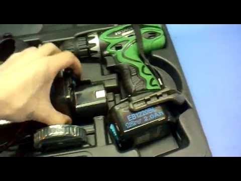Как снять аккумулятор с шуруповерта hitachi Аккумуляторный шуруповерт Hitachi DS12DVF3 - YouTube