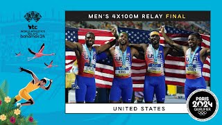 Noah Lyles Delivers For Usa In The 4X100M World Athletics Relays Bahamas 24