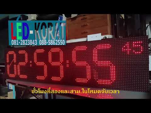Led korat Test Big Clock Led P10 4x2 module