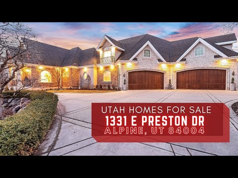 1331 E Preston Dr, Alpine, UT home video tour