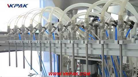 pabrik otomatis mesin pengisian botol minyak nabati cair kental linier