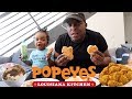 POPEYES CHICKEN MUKBANG | my 3 year old son said its time for me to get a girlfriend . . .