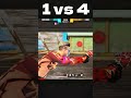 1vs4 clutch cs-rank with m500 ☠️🤯 #shorts #freefire #garenafreefire #freefiremax