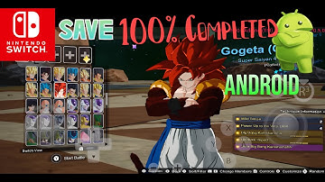 Dragon Ball Sparking Zero 100% Save Game Android Nintendo Switch