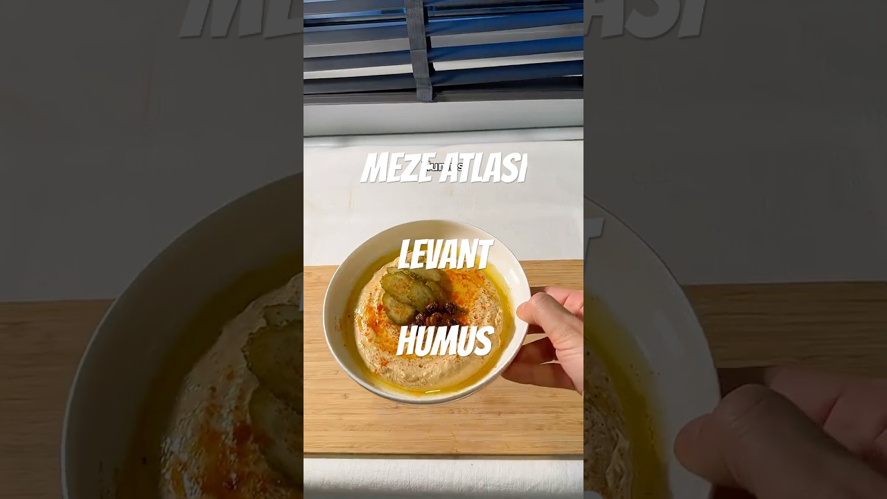 Meze Atlası ile Levant’tan Humus Tarifi #yemek #tarif #meze #gastronomia #humus