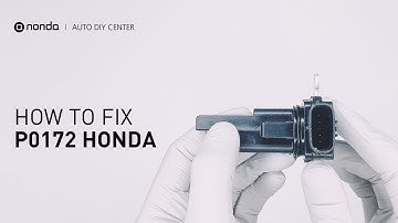 Hoe u de HONDA P0172-motorcode in 3 minuten kunt oplossen [2 doe-het-zelfmethoden / slechts $ 8,77]