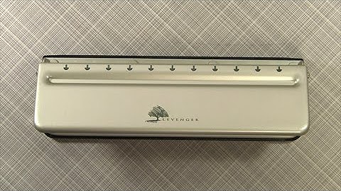 Arc and Levenger Desk Punch Comparison and Envelope Album Video Tour