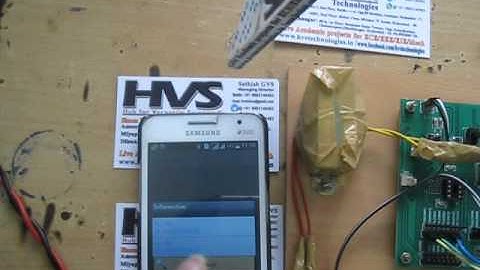 ARM 7 LPC2148 and android based home automation