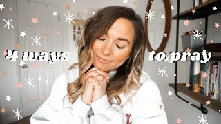 4 EASY WAYS TO START PRAYING | Christian Prayer Tips | Prayer Tips for Beginners | Nastasia Grace