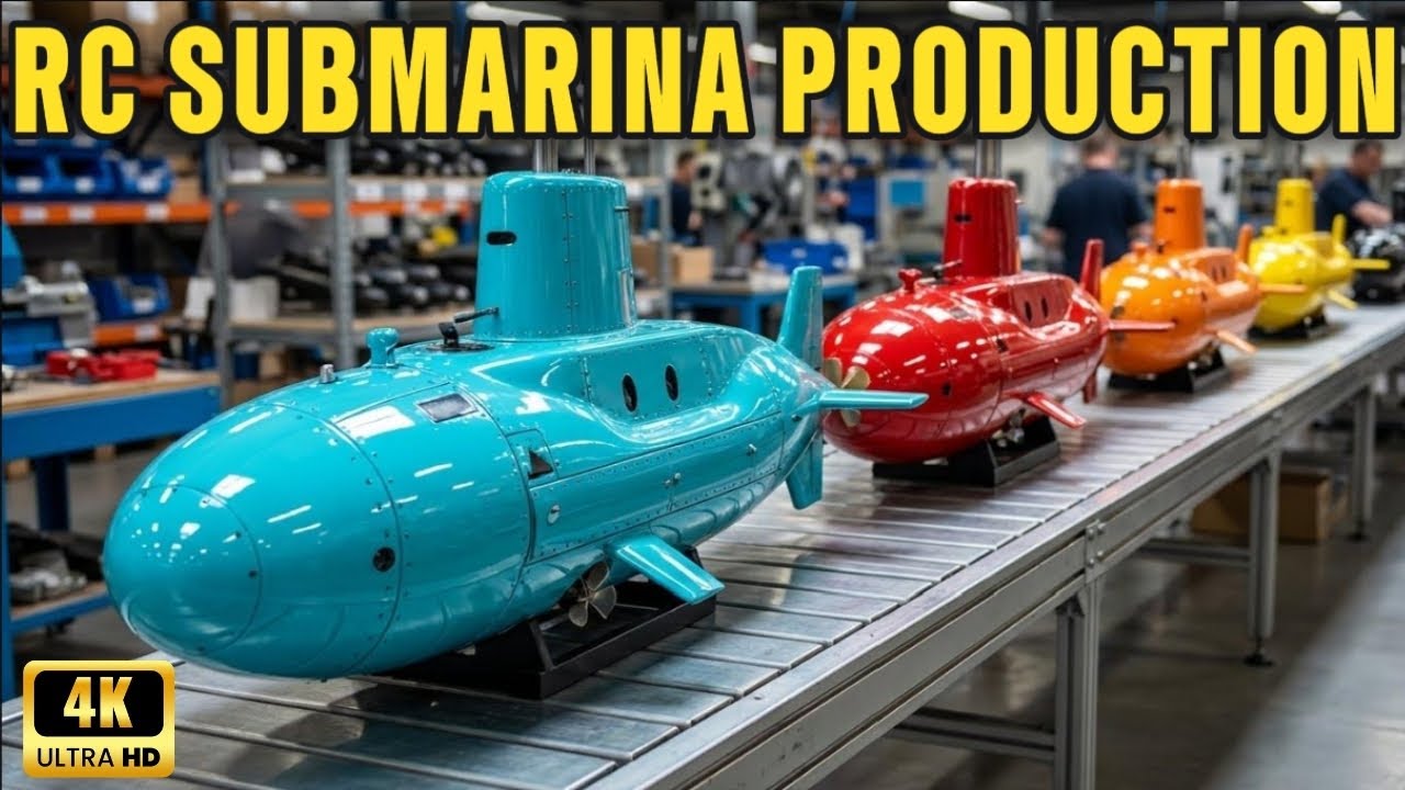 INSIDE a Massive RC Submarine Factory