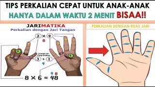 Teman-teman kali ini materi perkalian cepat lagi yaitu 1 - 10 dengan
jari. setelah kemaren 2 sampai 5 maka sekarang untuk yang 6 10. cara
...