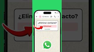 Cómo Eliminar un Contacto de WhatsApp 2026 #whatsapp
