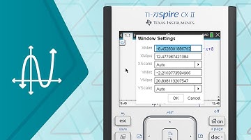 Window Settings on the TI-Nspire CX II Graphing Calculator