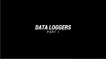 PART 1 DATA LOGGERS