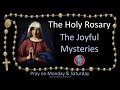 Pray the Rosary 💙 (Monday & Saturday) The Joyful Mysteries of the Holy Rosary [multi-language cc]