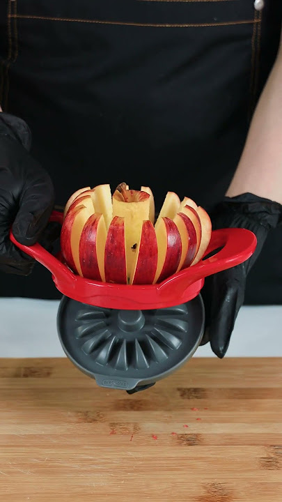 Effortlessly Core & Slice Apples with the Newness 16-Slice Apple Slicer! # slicer #5minutecrafts 