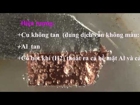 Al Cu +H2SO4 loãng - youtube