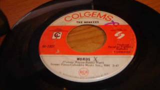 Video thumbnail of "The Monkees-Words-45 RPM"