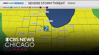 Severe storms possible in Chicago area Monday amid unseasonably warm weather