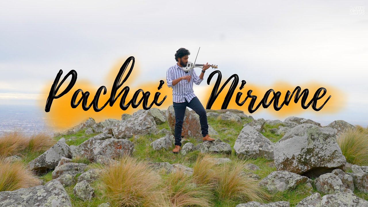 Pachai Nirame Ambient Violin Cover  R Madhavan  Shalini  Alaipayuthe  Tamil   Arun Linus