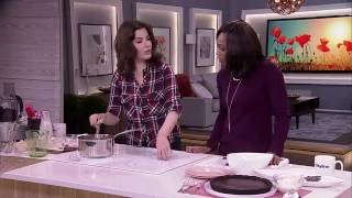 Today on cityline, celeb cook nigella lawson shares a guilt-free, rich
and savory chocolate tart that involves oreo cookies.