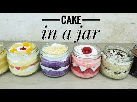 Cake in a Jar | No bake cakes (gift ideas)