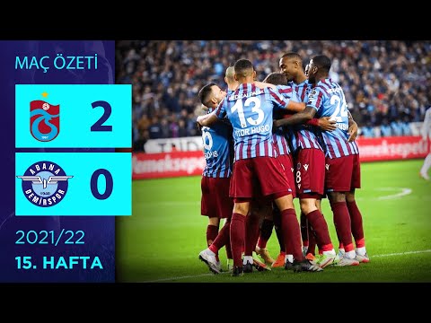 ÖZET: Trabzonspor 2-0 Adana Demirspor | 15. Hafta - 2021/22