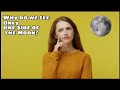 Why do we see only one side of the moon from the earth moon rotation and orbit simplified 