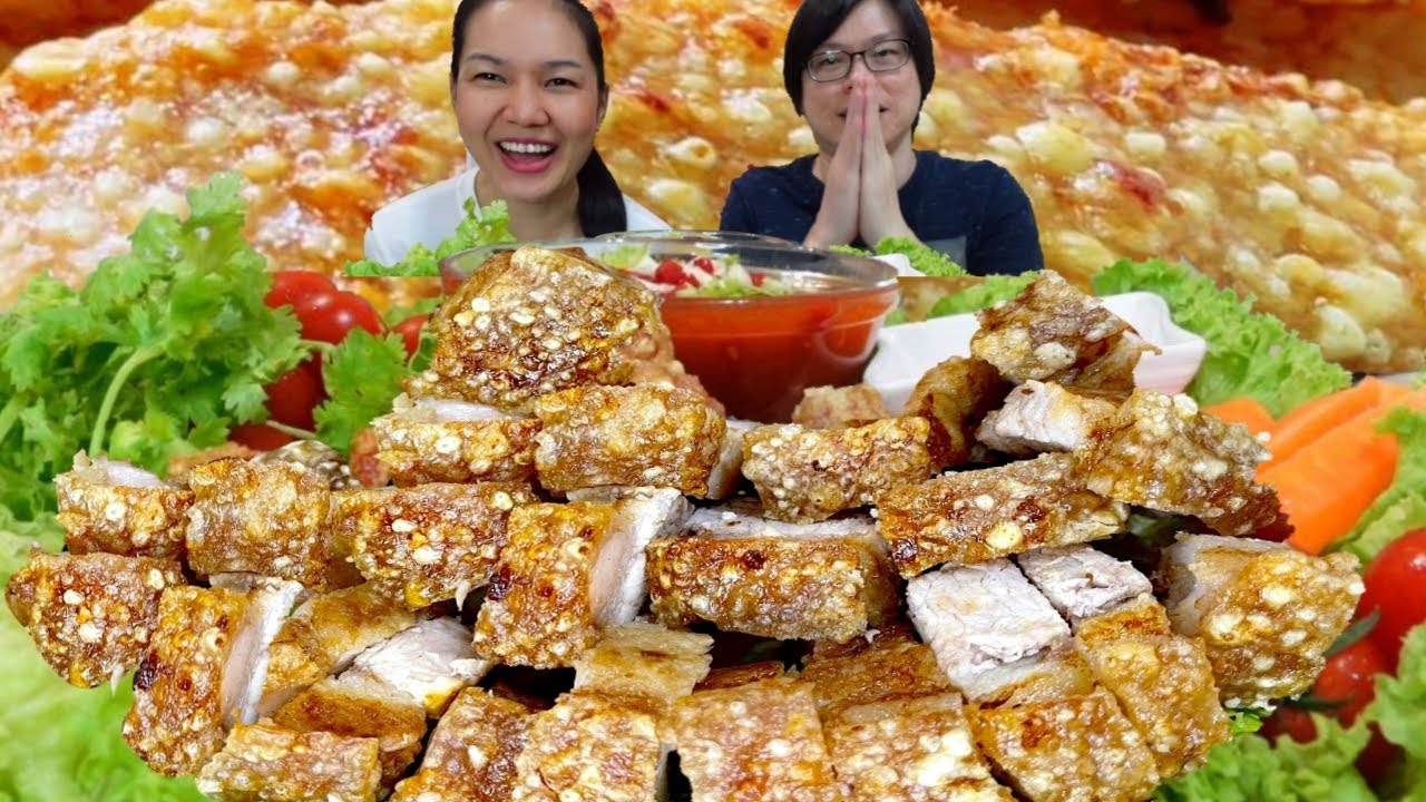 ทำหมูกรอบ1.5กิโล กินกับอ้ายแมวกลัวจนต้องได้ร้องขอชีวิต​😁❗️พร้อมวิธีทำ |wern woei