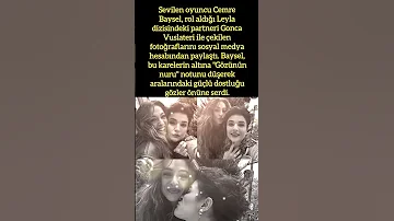 CEMRE BAYSEL DEN GONCA VUSLATERİ YE SAMİMİ MESAJ GÖZÜNÜN NURU 