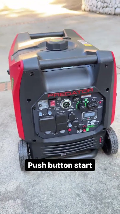 NEW Predator 5000 Watt SUPER QUIET Dual-Fuel Inverter Generator from #HarborFreight #shorts