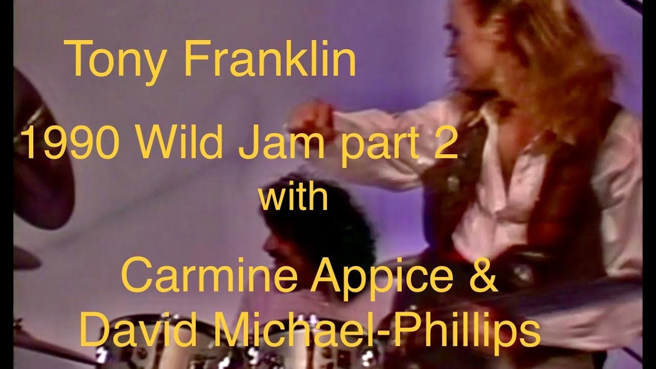 Tony Franklin • 1990 Wild Jam part 2 • With Carmine Appice & David Michael-Phillips