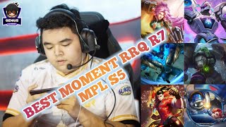 Best Moment RRQ R7 Di MPL S5 | Best Offlaner Indonesia