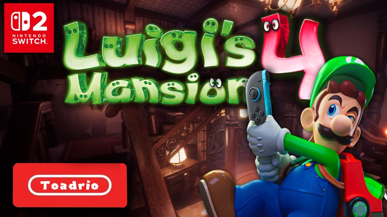 Luigi's Mansion 4 - Reveal Trailer - Nintendo Switch 2 (Concept)