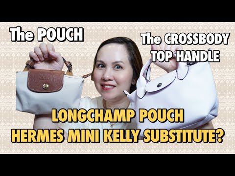 How to add the strap to Longchamp Le Pliage Pouch with Handle